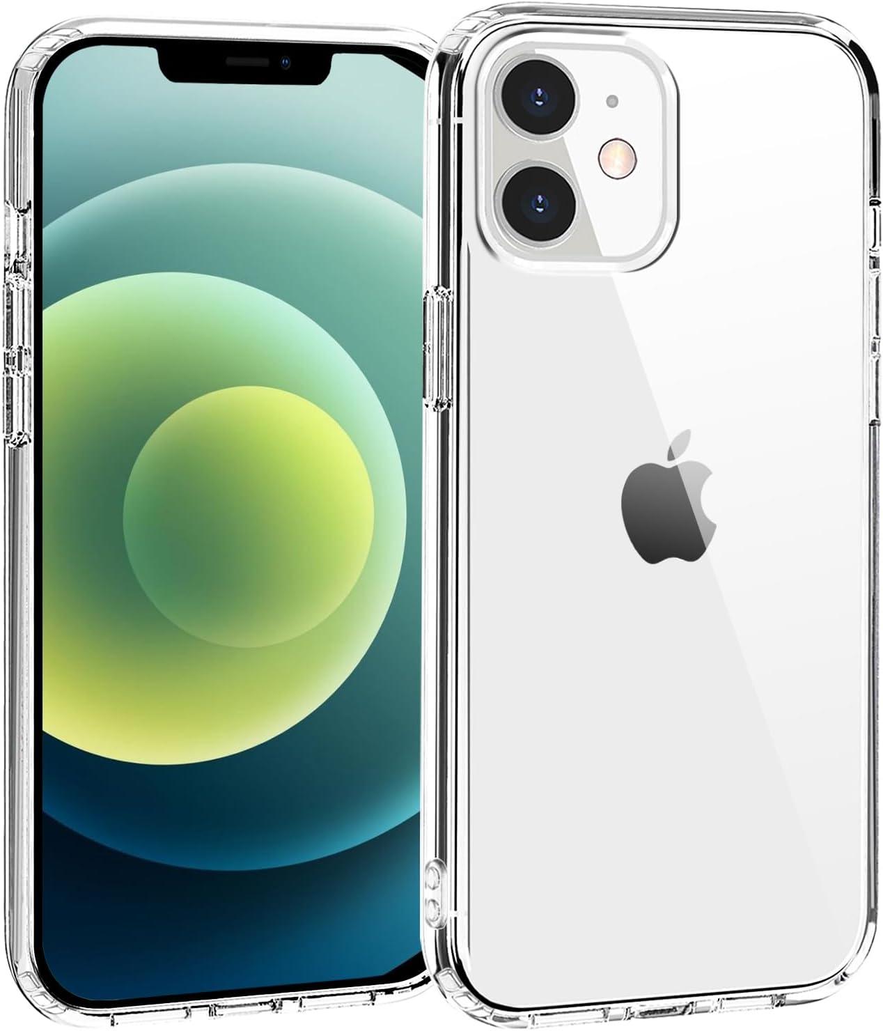 imageTENOC Phone Case Compatible with iPhone 13 amp iPhone 14 Black Case AntiFingerprint Protective Bumper Matte Cover for 61 InchClear AntiYellowing