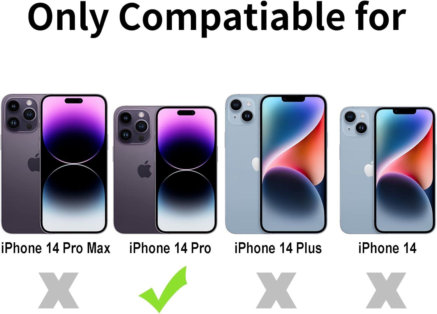imageTENOC Phone Case Compatible with iPhone 13 amp iPhone 14 Black Case AntiFingerprint Protective Bumper Matte Cover for 61 InchClear AntiYellowing