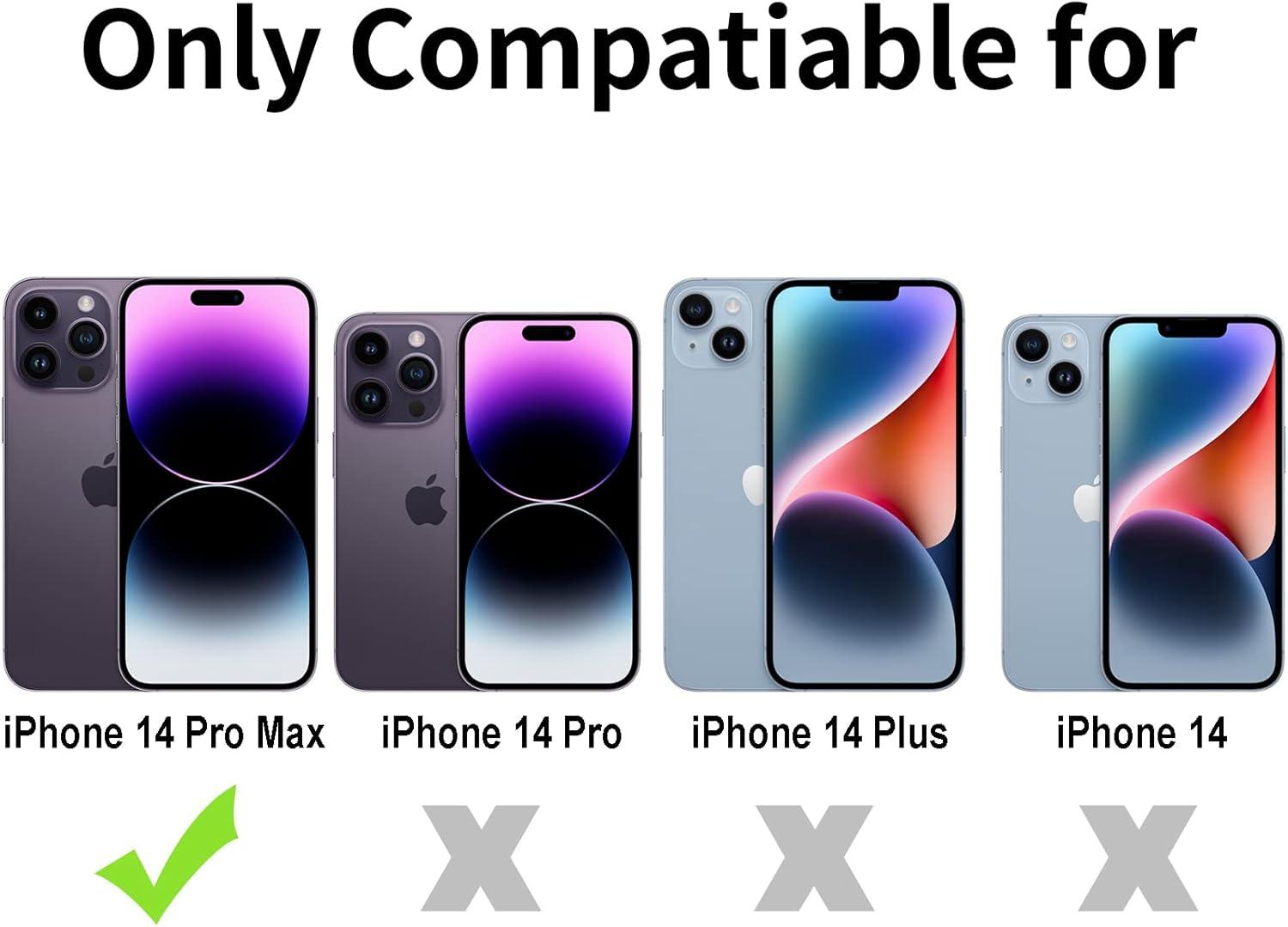 imageTENOC Phone Case Compatible with iPhone 13 amp iPhone 14 Black Case AntiFingerprint Protective Bumper Matte Cover for 61 InchClear AntiYellowing