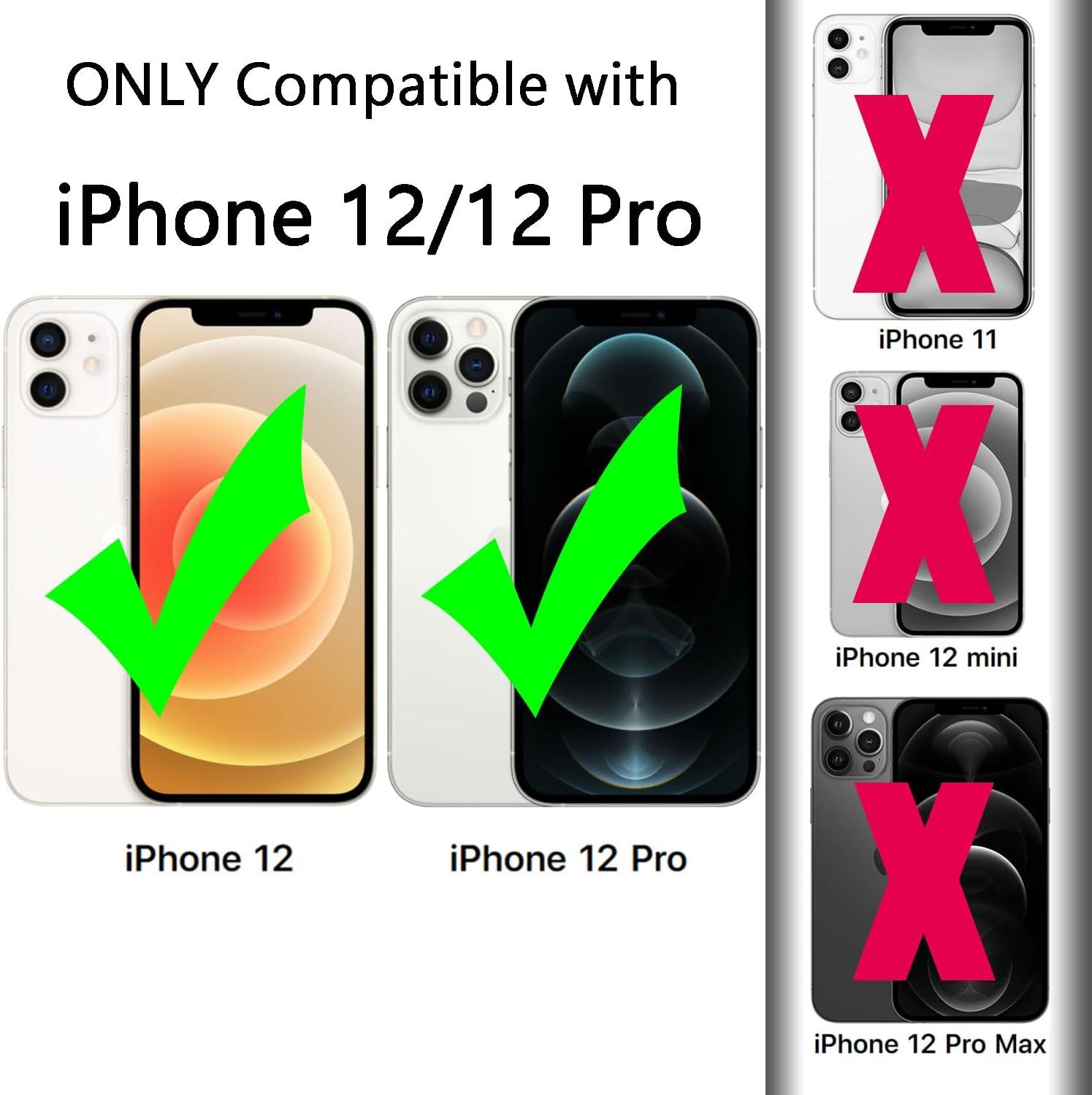 imageTENOC Phone Case Compatible with iPhone 13 amp iPhone 14 Black Case AntiFingerprint Protective Bumper Matte Cover for 61 InchClear AntiYellowing