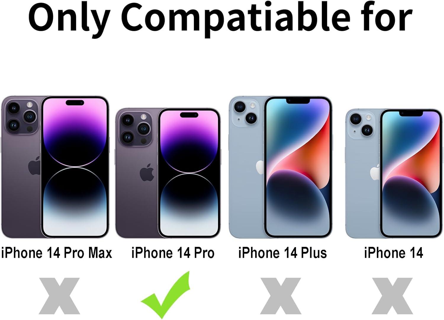 imageTENOC Phone Case Compatible with iPhone 13 amp iPhone 14 Black Case AntiFingerprint Protective Bumper Matte Cover for 61 InchClear Gray
