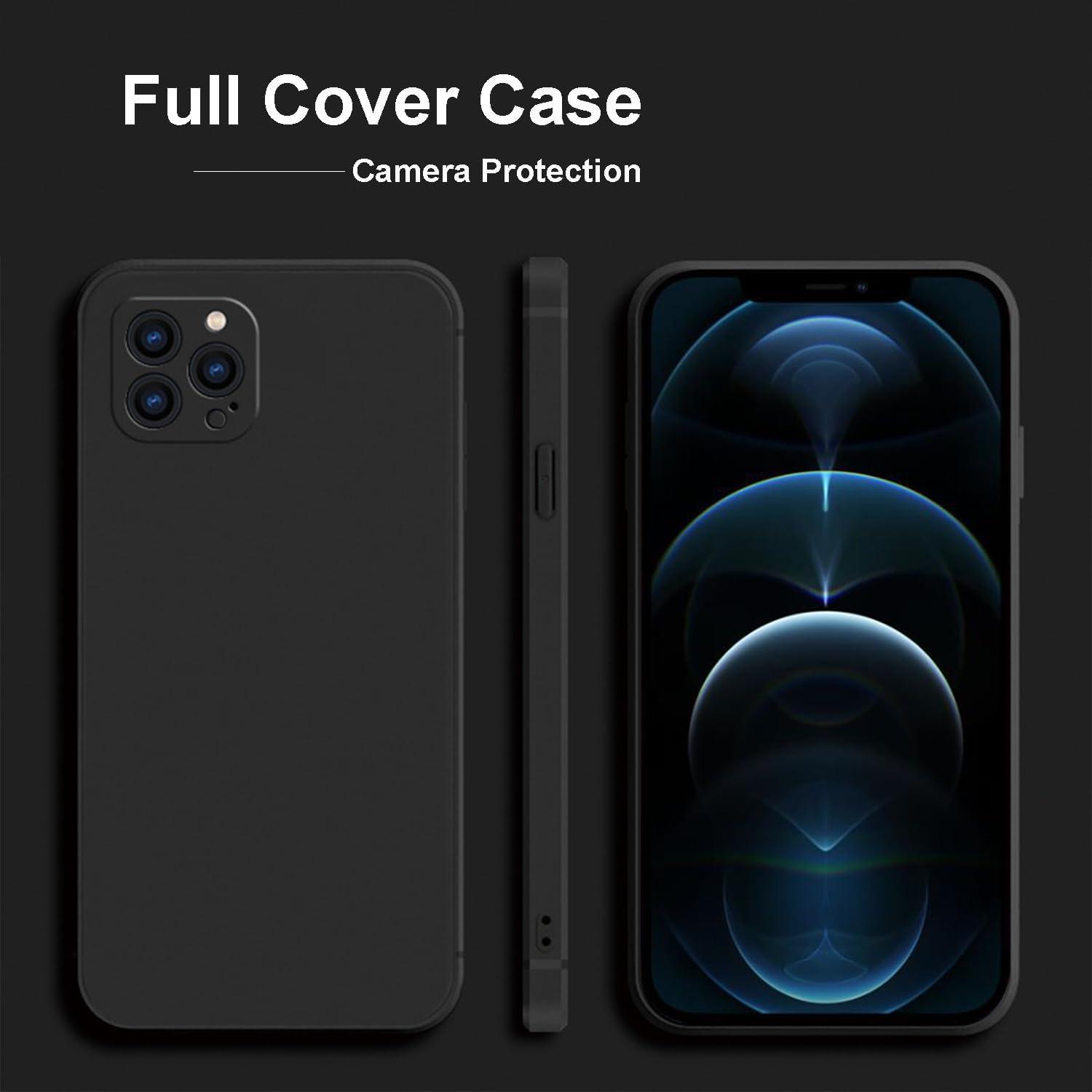 imageTENOC Phone Case Compatible with iPhone 13 amp iPhone 14 Clear Case Shockproof Protective Bumper Slim Cover for 61 InchBlack