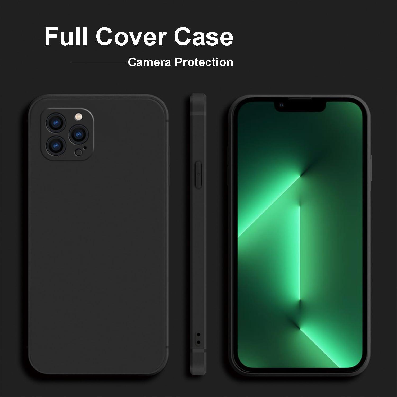 imageTENOC Phone Case Compatible with iPhone 13 amp iPhone 14 Clear Case Shockproof Protective Bumper Slim Cover for 61 InchBlack