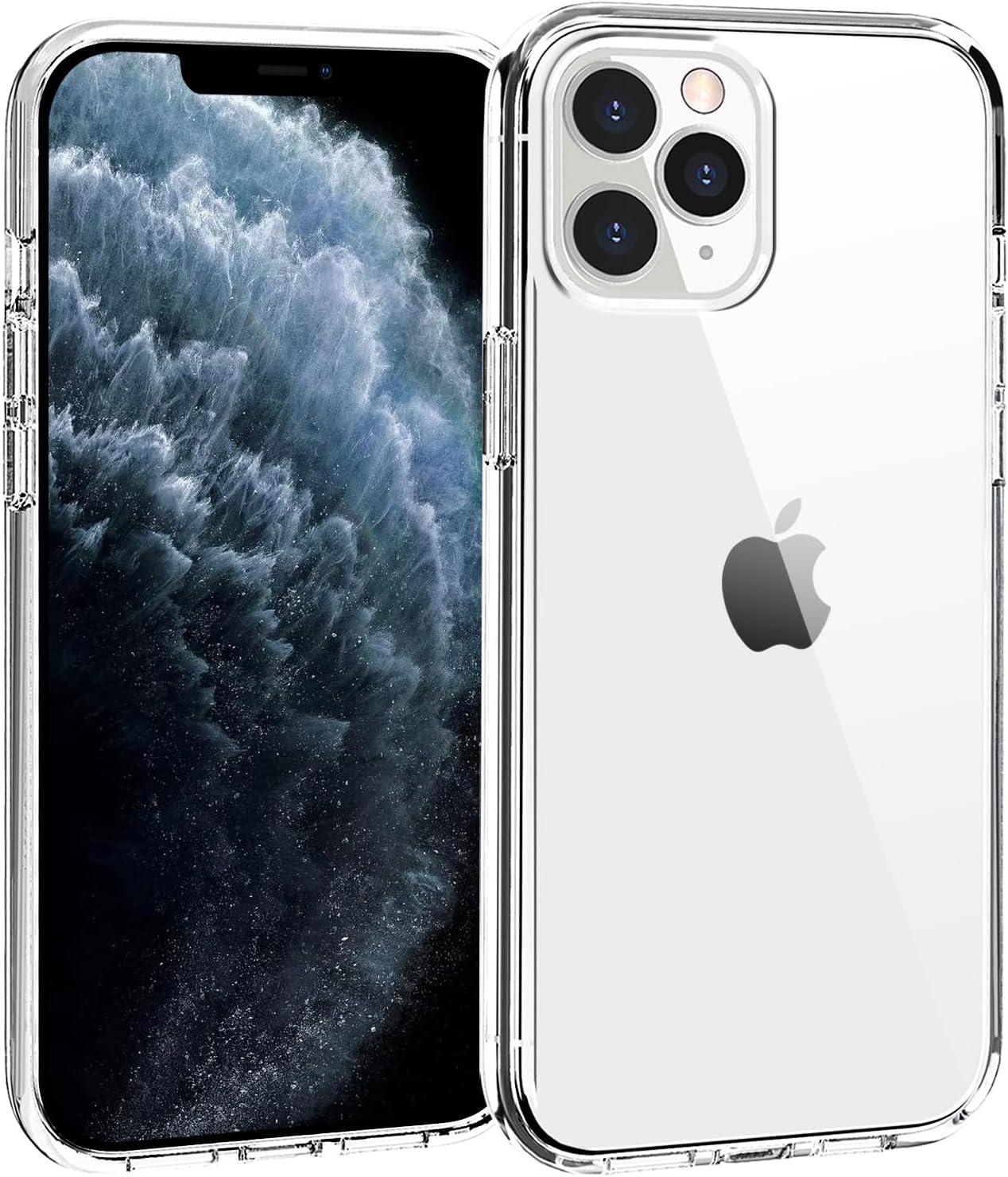 imageTENOC Phone Case Compatible with iPhone 13 amp iPhone 14 Clear Case Shockproof Protective Bumper Slim Cover for 61 InchClear