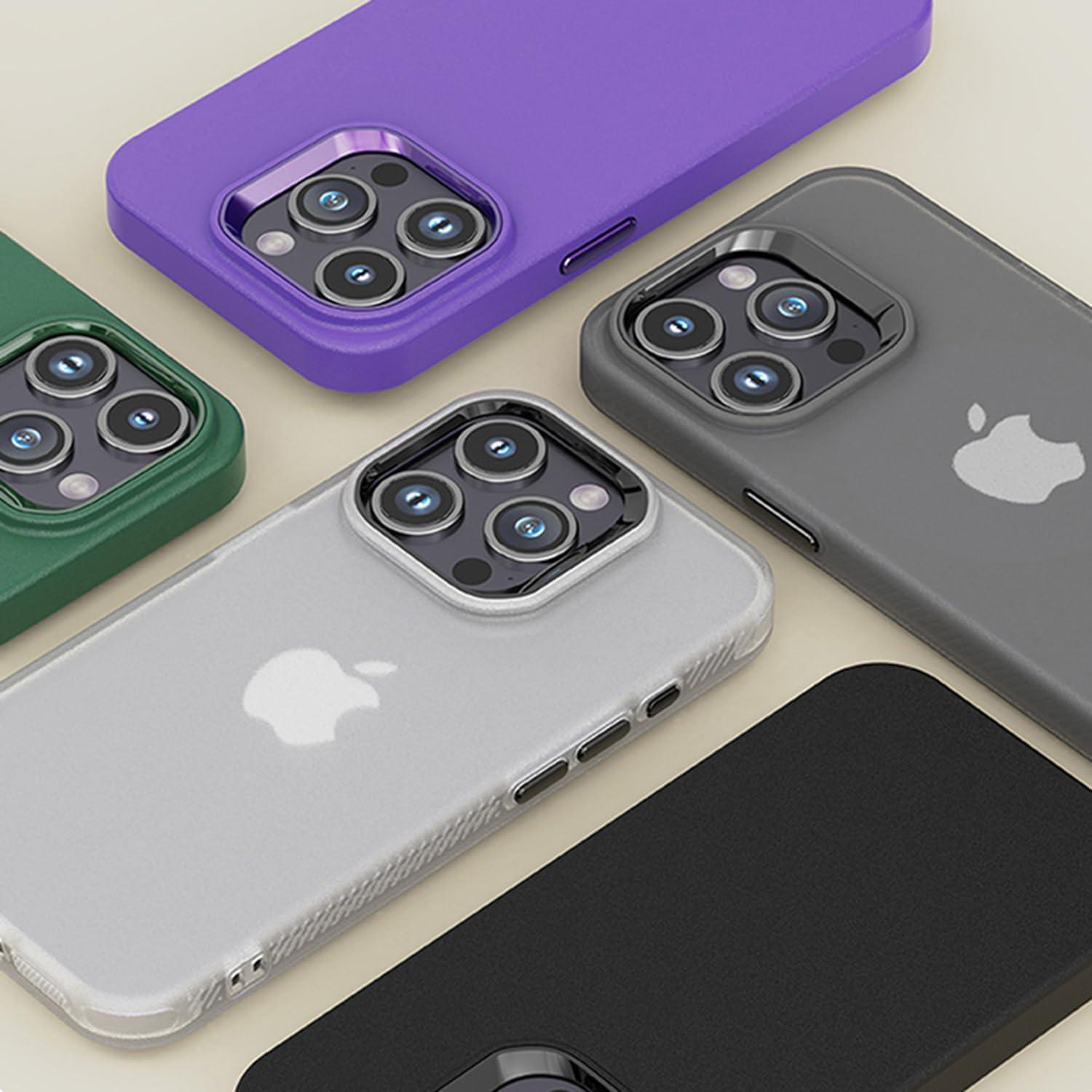 imageTENOC Phone Case Compatible with iPhone 13 amp iPhone 14 Clear Case Shockproof Protective Bumper Slim Cover for 61 InchTranslucent Black