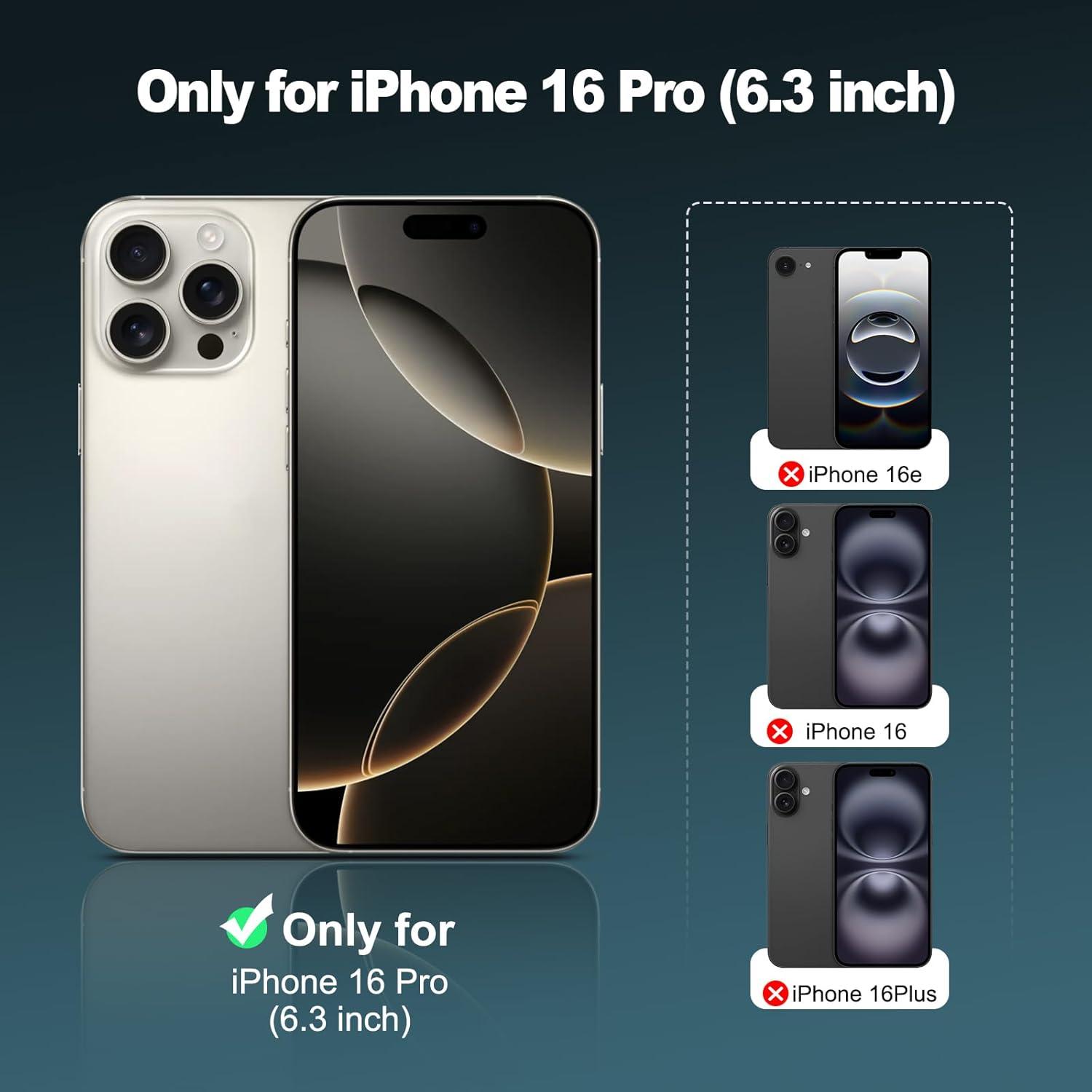 imageTENOC Phone Case Compatible with iPhone 15 Pro Max Clear Case Shockproof Protective Bumper Slim Cover for 67 InchBlack