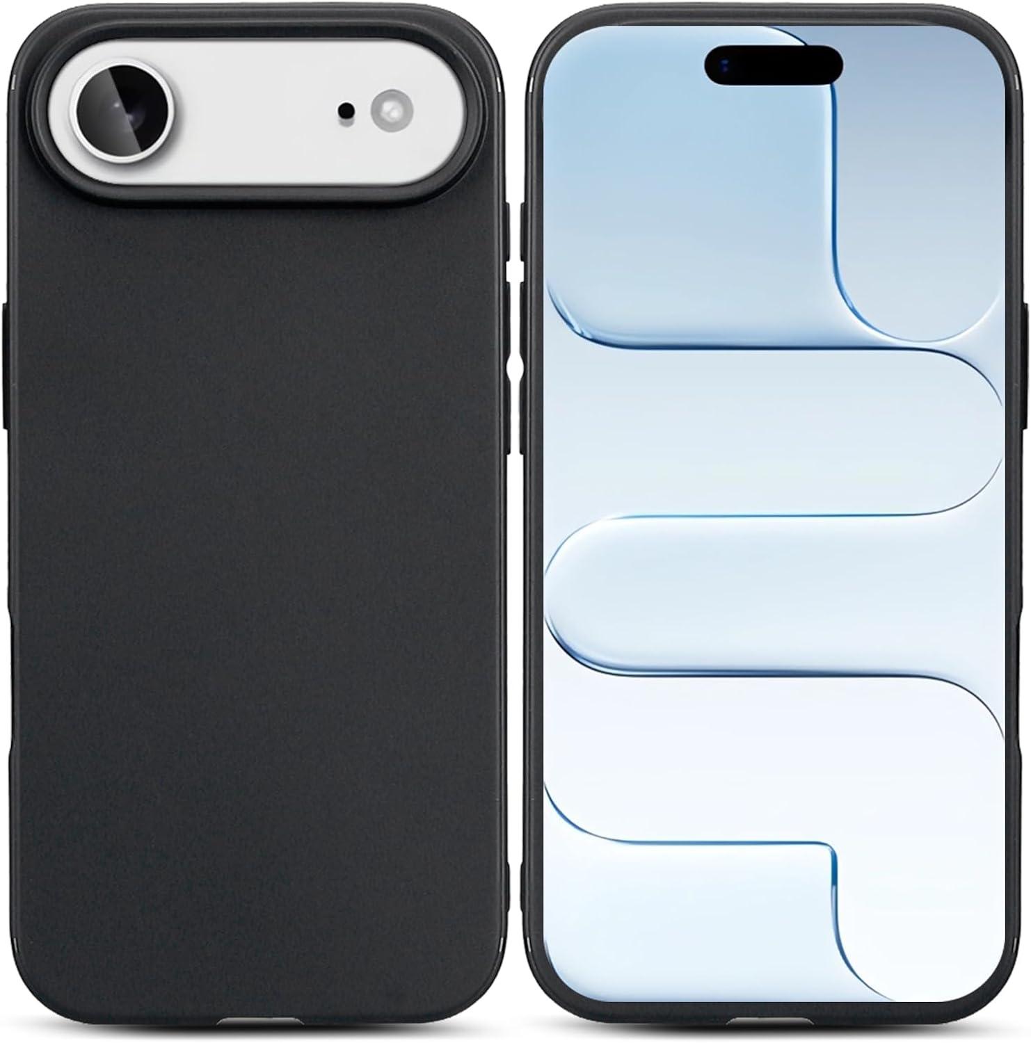imageTENOC Phone Case Compatible with iPhone 15 Pro Max Clear Case Shockproof Protective Bumper Slim Cover for 67 InchBlack