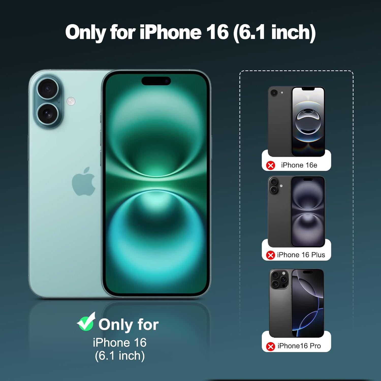 imageTENOC Phone Case Compatible with iPhone 15 Pro Max Clear Case Shockproof Protective Bumper Slim Cover for 67 InchBlack