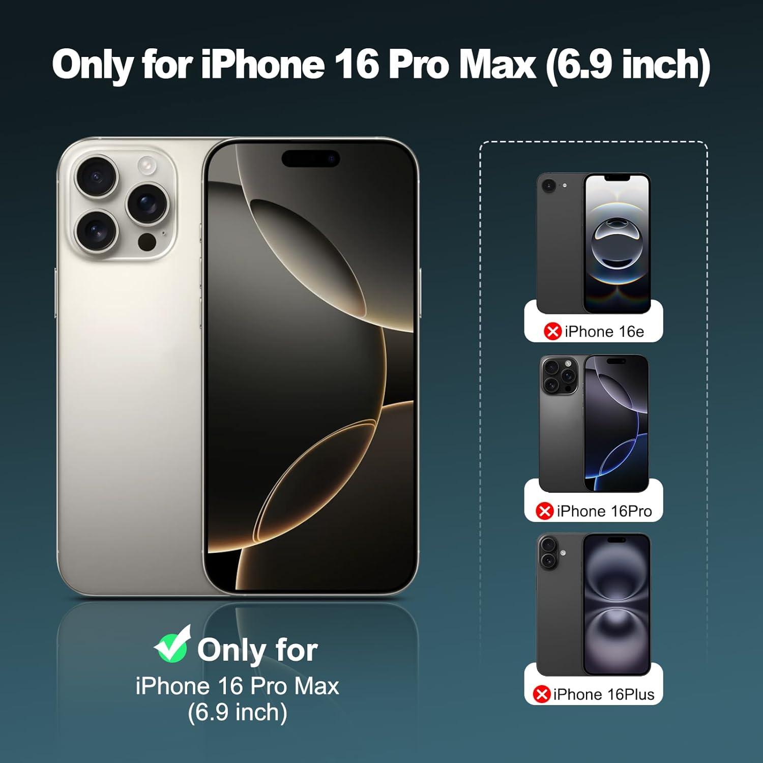 imageTENOC Phone Case Compatible with iPhone 15 Pro Max Clear Case Shockproof Protective Bumper Slim Cover for 67 InchBlack