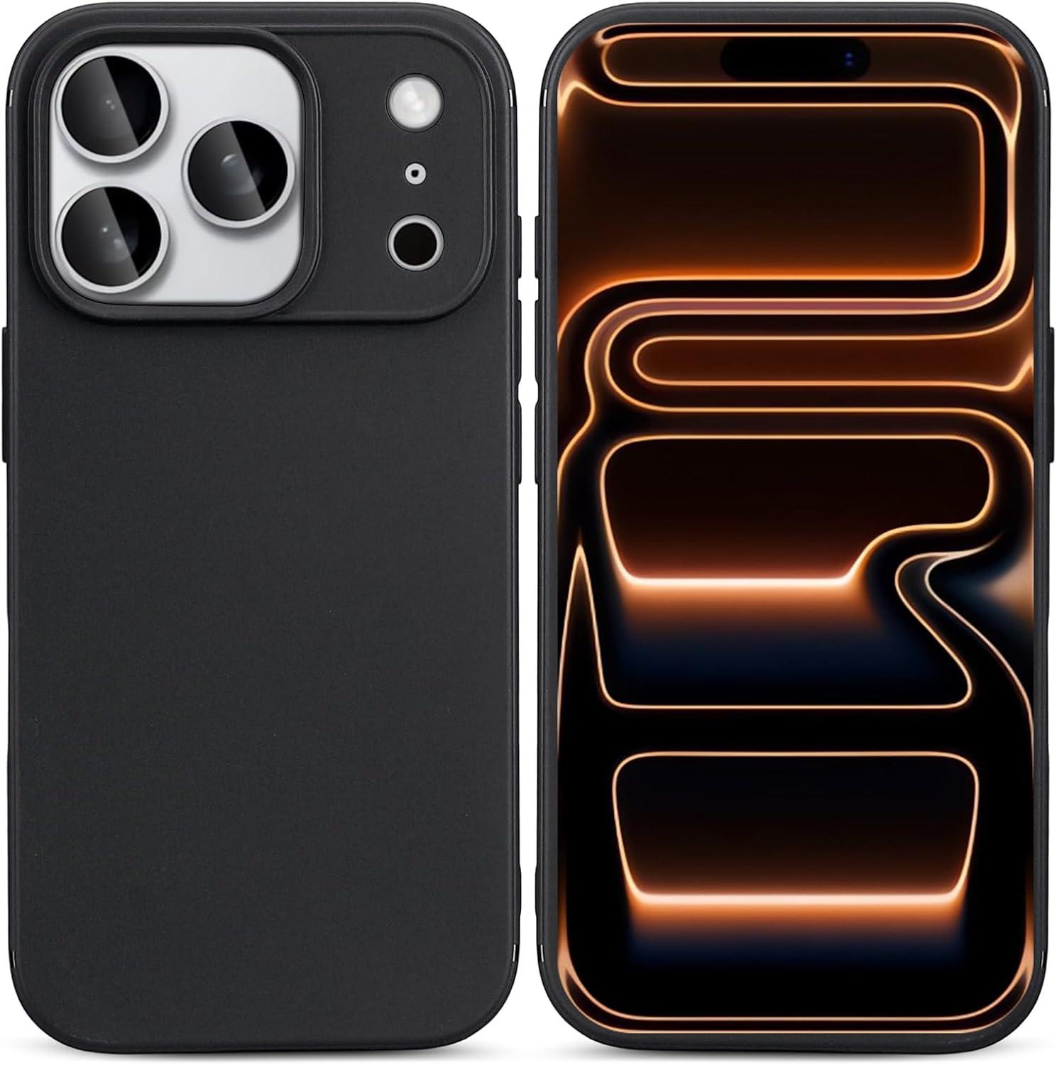 imageTENOC Phone Case Compatible with iPhone 15 Pro Max Clear Case Shockproof Protective Bumper Slim Cover for 67 InchBlack