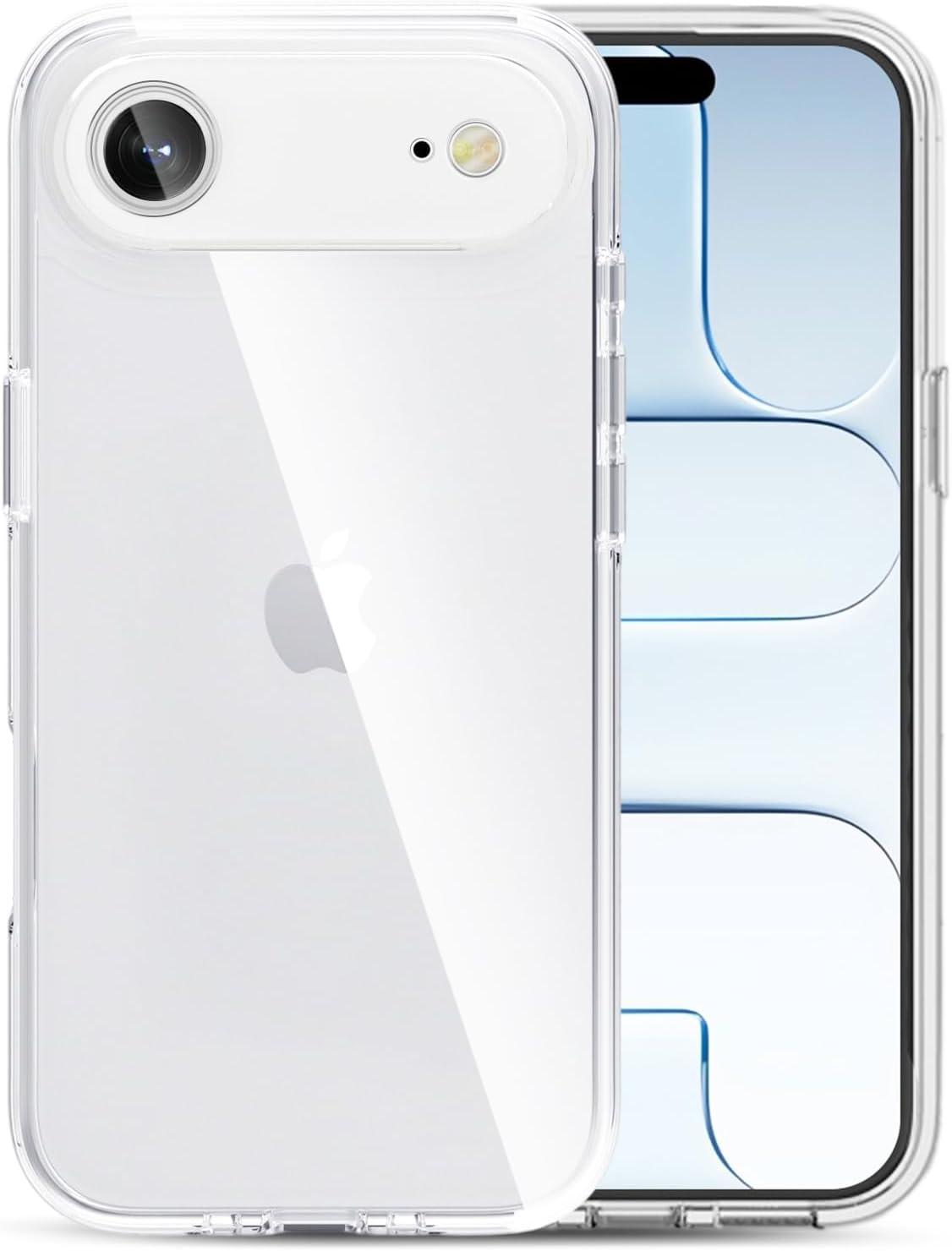 imageTENOC Phone Case Compatible with iPhone 15 Pro Max Clear Case Shockproof Protective Bumper Slim Cover for 67 InchClear