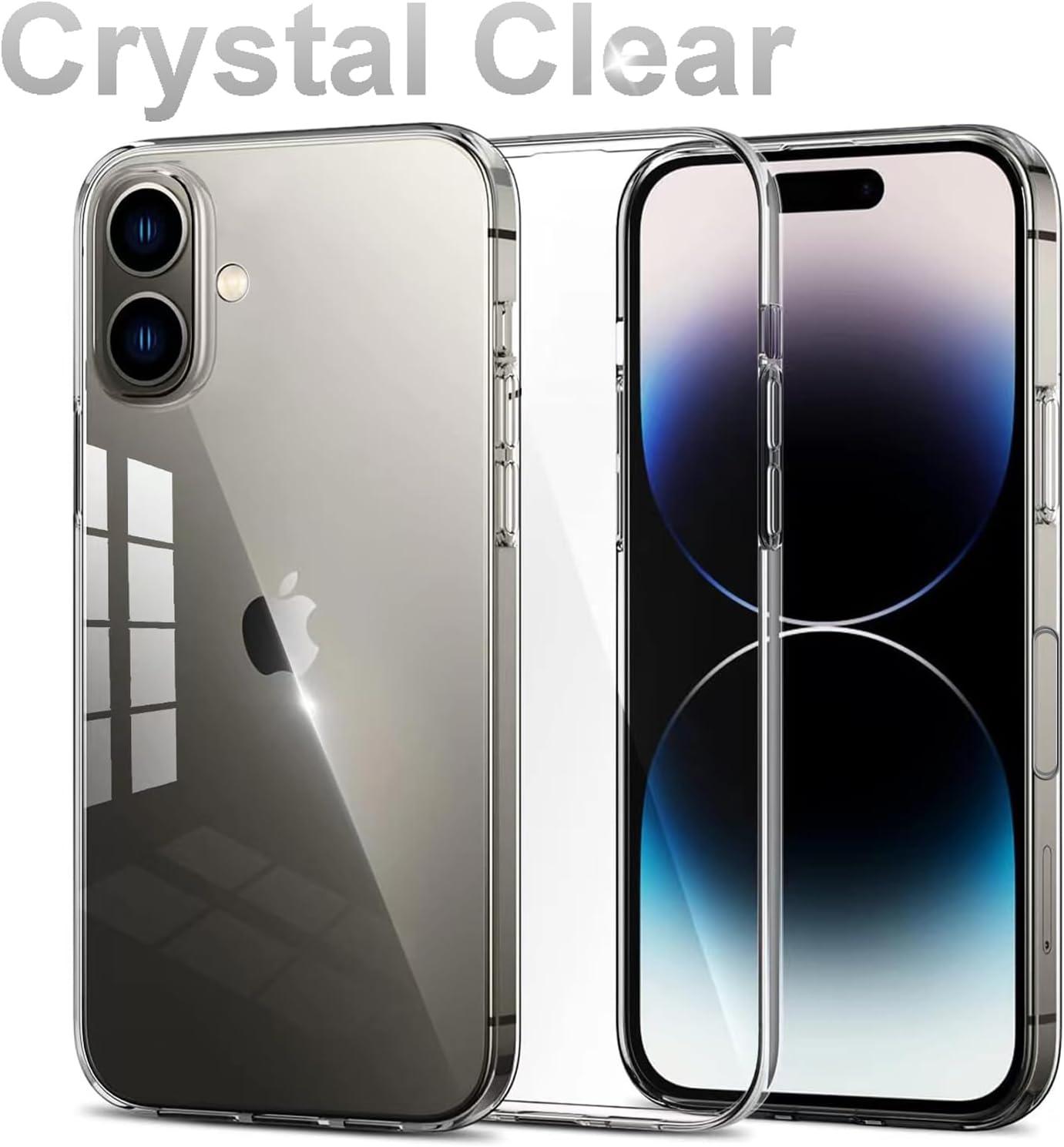 imageTENOC Phone Case Compatible with iPhone 15 Pro Max Clear Case Shockproof Protective Bumper Slim Cover for 67 InchClear