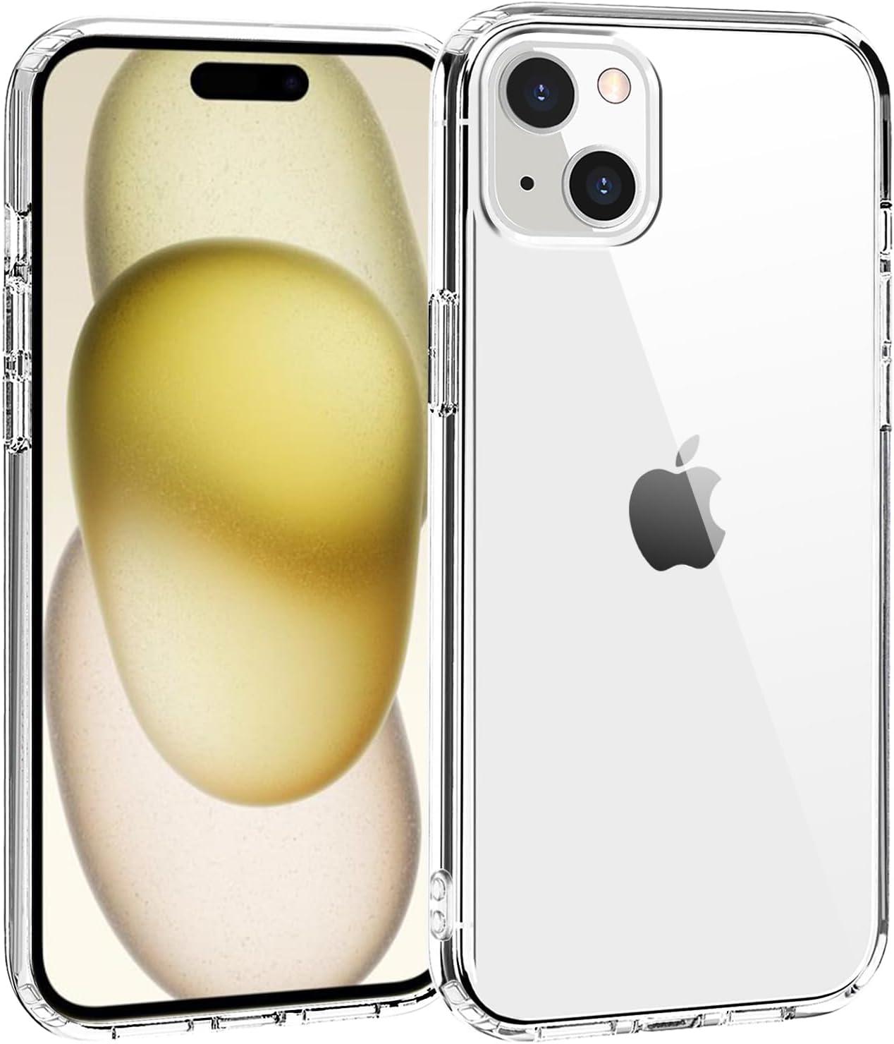 imageTENOC Phone Case Compatible with iPhone 16 Black Case AntiFingerprint Protective Bumper Matte Cover for 61 InchClear AntiYellowing