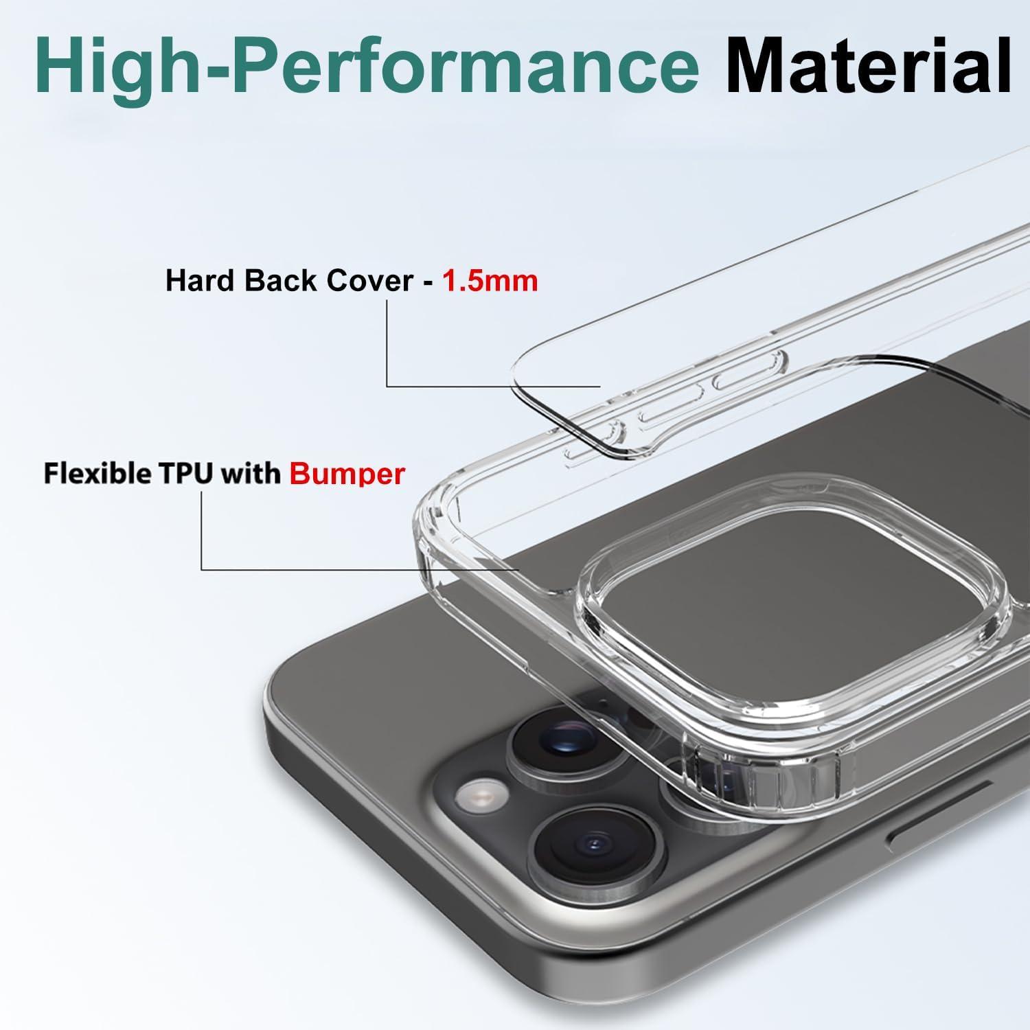 imageTENOC Phone Case Compatible with iPhone 16 Black Case AntiFingerprint Protective Bumper Matte Cover for 61 InchClear AntiYellowing