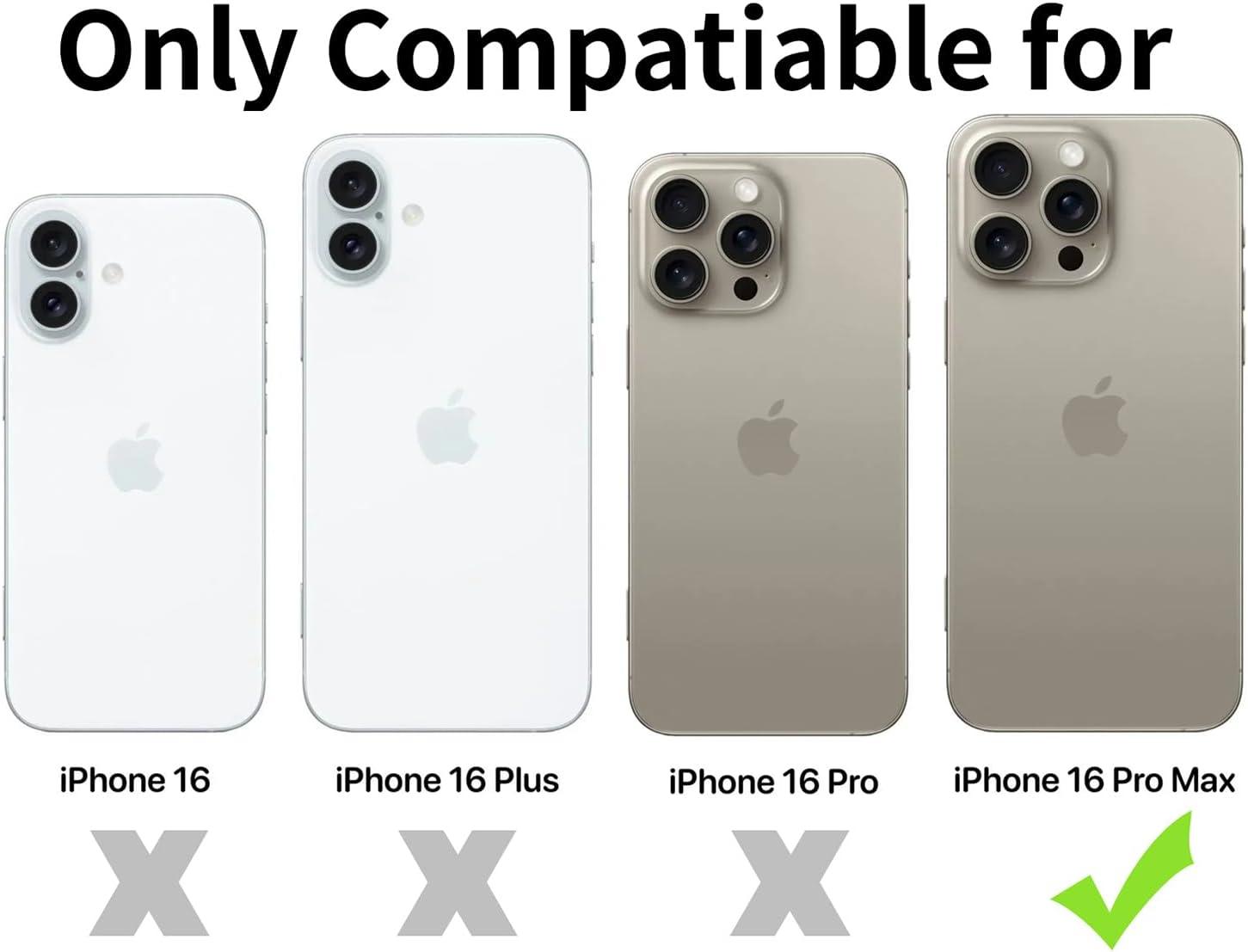 imageTENOC Phone Case Compatible with iPhone 16 Black Case AntiFingerprint Protective Bumper Matte Cover for 61 InchClear AntiYellowing