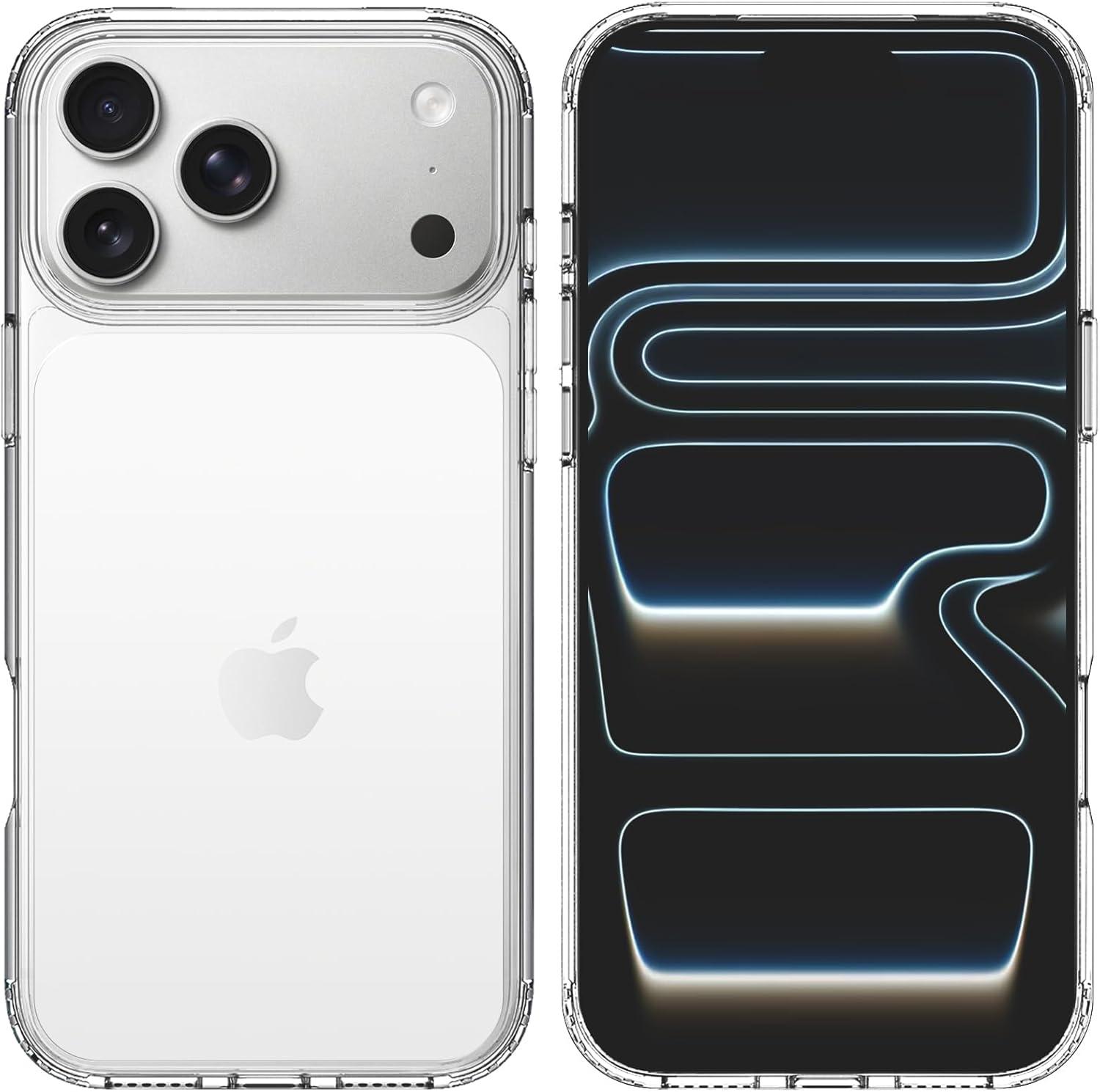imageTENOC Phone Case Compatible with iPhone 16 Black Case AntiFingerprint Protective Bumper Matte Cover for 61 InchClear AntiYellowing