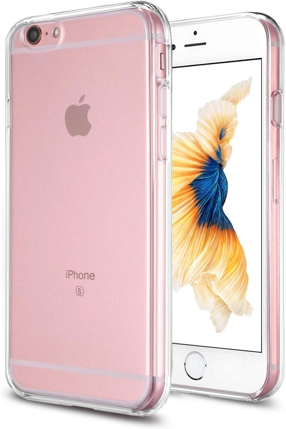 imageTENOC Phone Case Compatible with iPhone SE 2nd 2020 and 3rd 2022 Generation amp iPhone 7 amp iPhone 8 Clear Case Shockproof Protective Bumper Slim Cover for 47 InchClear
