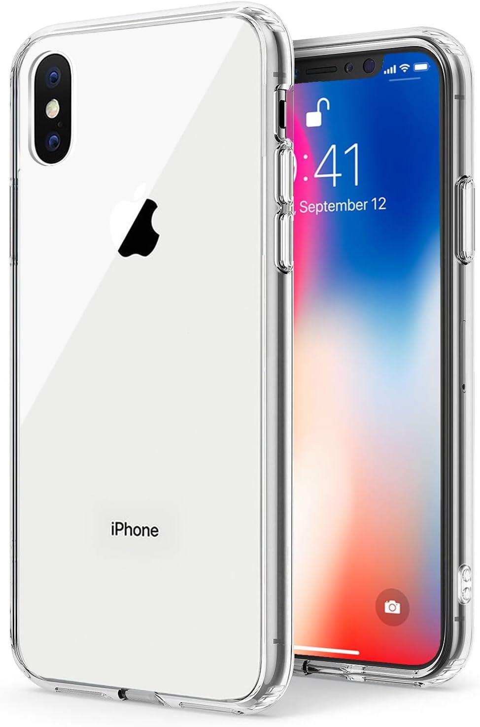 imageTENOC Phone Case Compatible with iPhone SE 2nd 2020 and 3rd 2022 Generation amp iPhone 7 amp iPhone 8 Clear Case Shockproof Protective Bumper Slim Cover for 47 InchClear AntiYellowing