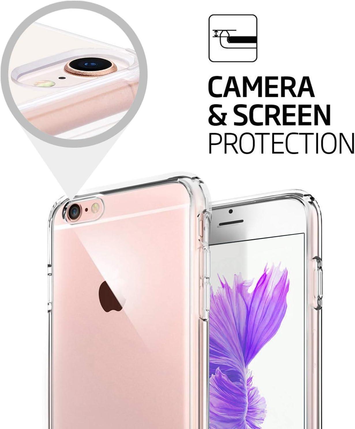 imageTENOC Phone Case Compatible with iPhone SE 2nd 2020 and 3rd 2022 Generation amp iPhone 7 amp iPhone 8 Clear Case Shockproof Protective Bumper Slim Cover for 47 InchClear