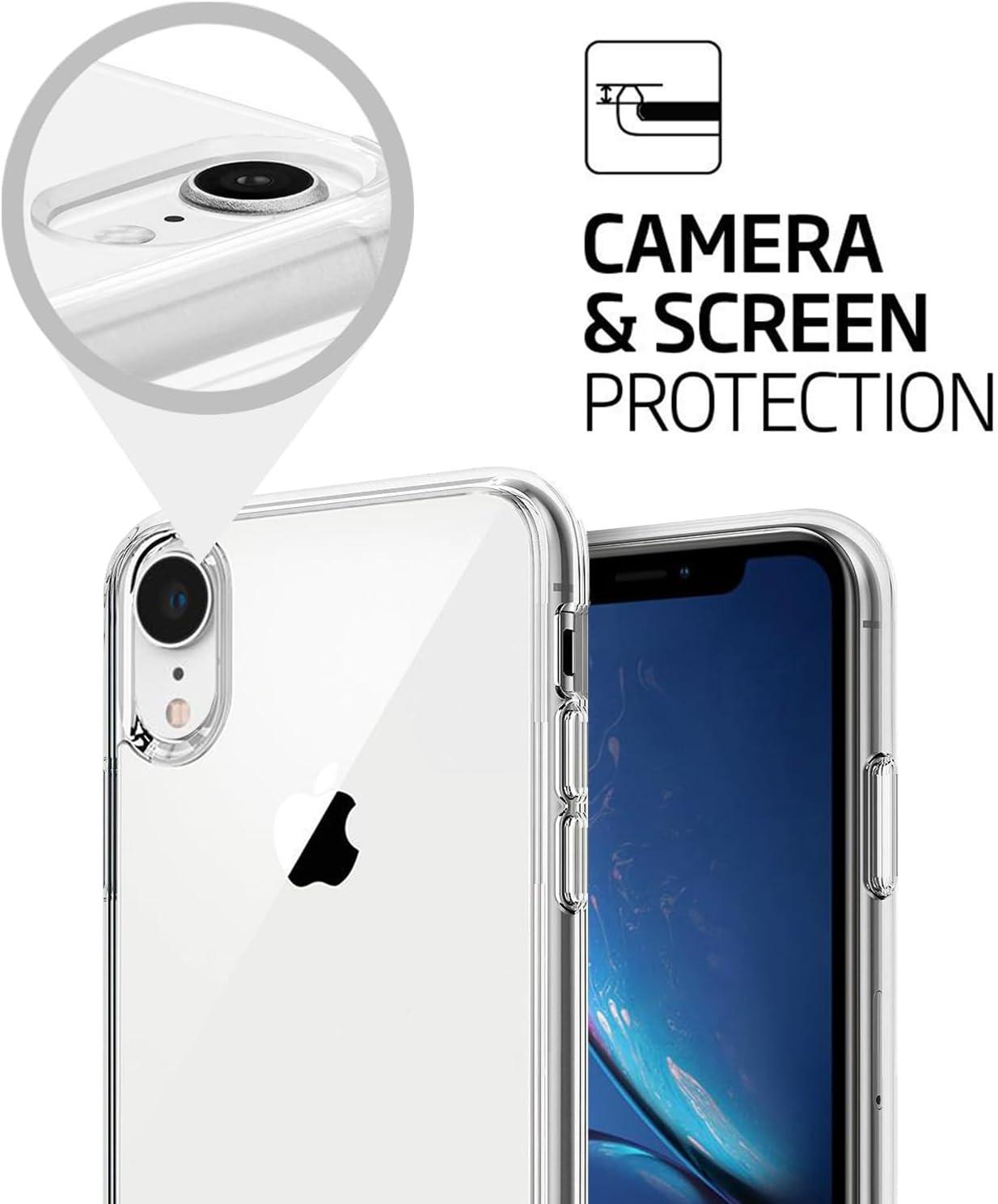 imageTENOC Phone Case Compatible with iPhone SE 2nd 2020 and 3rd 2022 Generation amp iPhone 7 amp iPhone 8 Clear Case Shockproof Protective Bumper Slim Cover for 47 InchClear