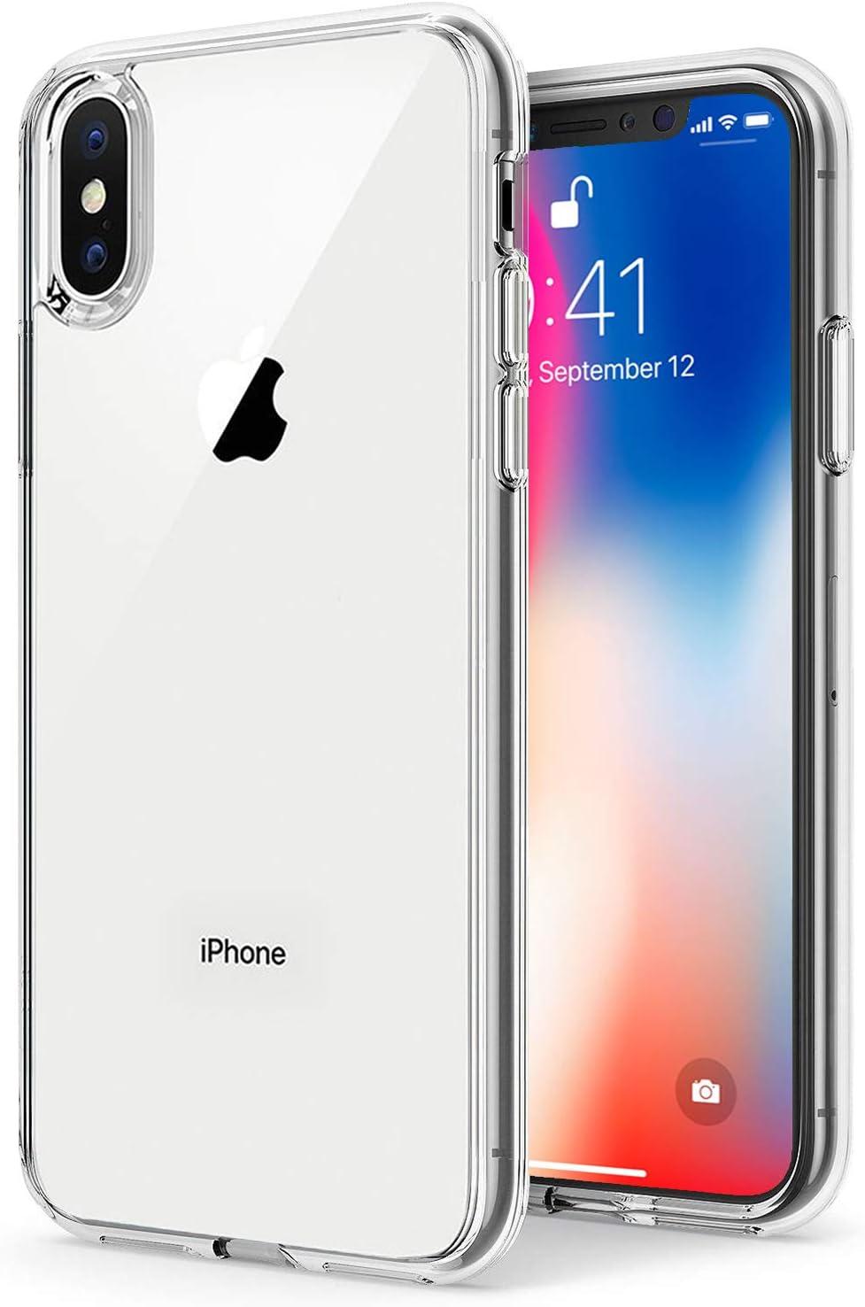 imageTENOC Phone Case Compatible with iPhone SE 2nd 2020 and 3rd 2022 Generation amp iPhone 7 amp iPhone 8 Clear Case Shockproof Protective Bumper Slim Cover for 47 InchClear
