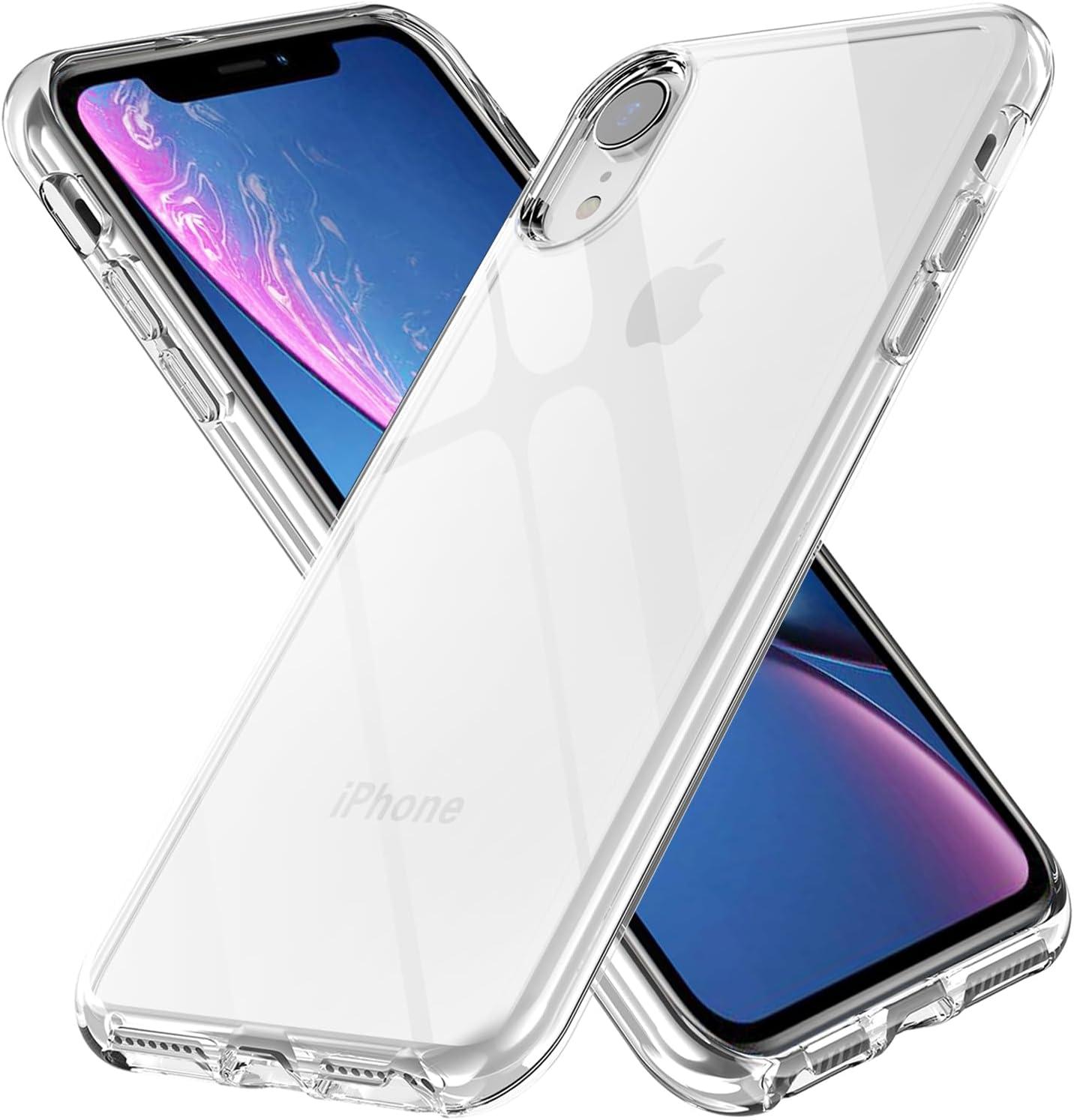 imageTENOC Phone Case Compatible with iPhone SE 2nd 2020 and 3rd 2022 Generation amp iPhone 7 amp iPhone 8 Clear Case Shockproof Protective Bumper Slim Cover for 47 InchClear