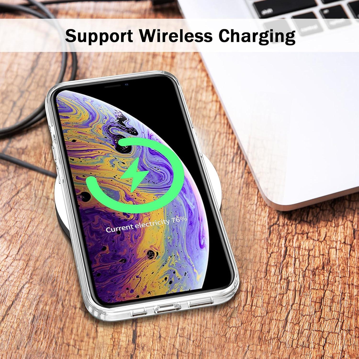 imageTENOC Phone Case Compatible with iPhone SE 2nd 2020 and 3rd 2022 Generation amp iPhone 7 amp iPhone 8 Clear Case Shockproof Protective Bumper Slim Cover for 47 InchClear AntiYellowing