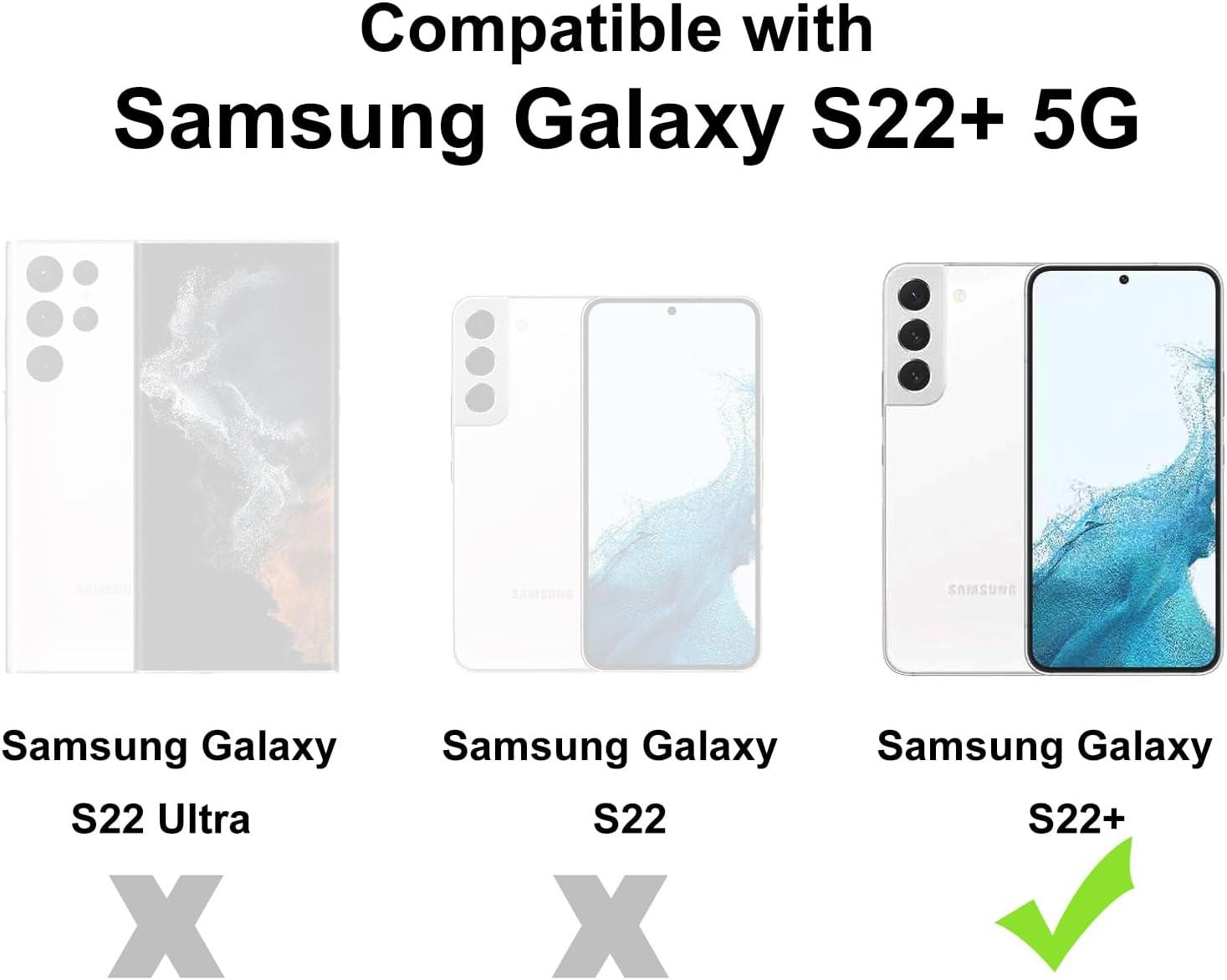 imageTENOC Phone Case for Samsung Galaxy S23 FE Clear Case Shockproof Protective Bumper Slim CoverBlack Matte