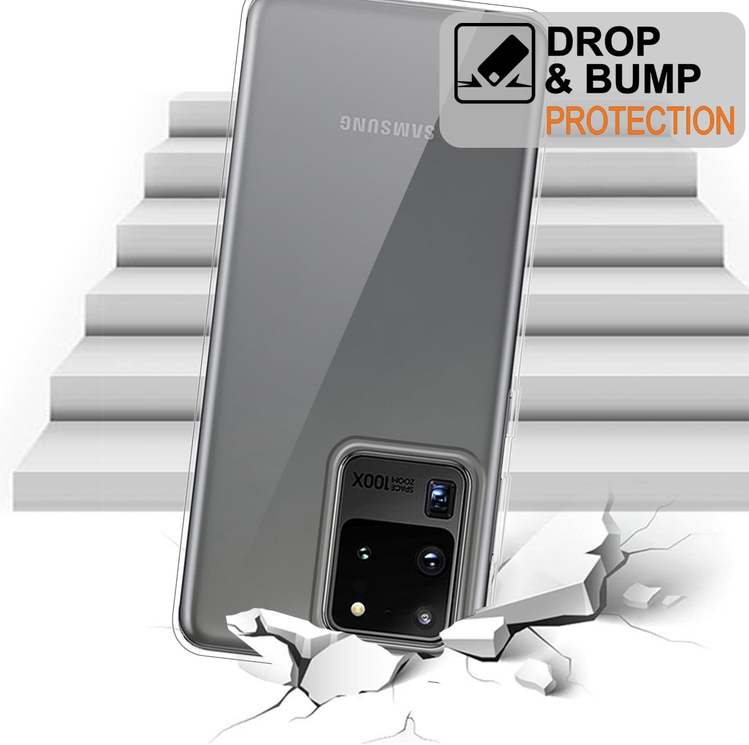 imageTENOC Phone Case for Samsung Galaxy S23 FE Clear Case Shockproof Protective Bumper Slim CoverClear