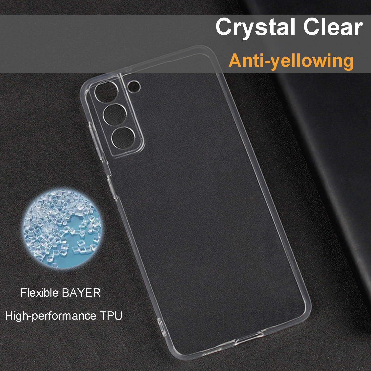 imageTENOC Phone Case for Samsung Galaxy S23 FE Clear Case Shockproof Protective Bumper Slim CoverClear
