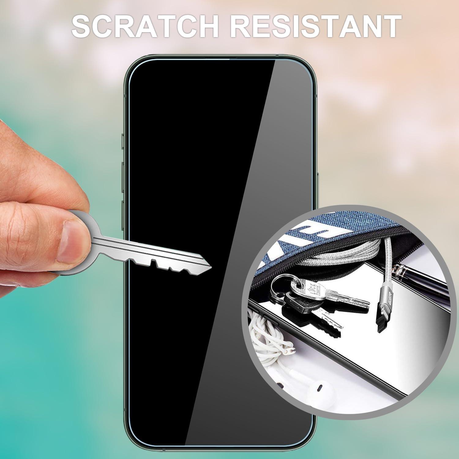 imageTENOC Screen Protector for iPhone 17 2Pack Clear 9H Tempered Glass Film Cover Sensor Protection Case Friendly for 63 inchClear