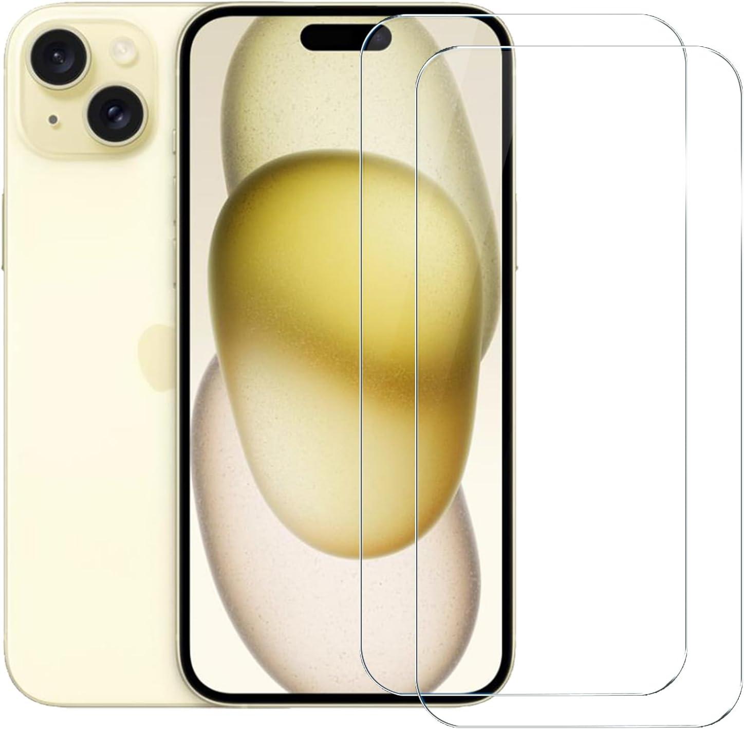 imageTENOC Screen Protector for iPhone 17 2Pack Clear 9H Tempered Glass Film Cover Sensor Protection Case Friendly for 63 inchClear
