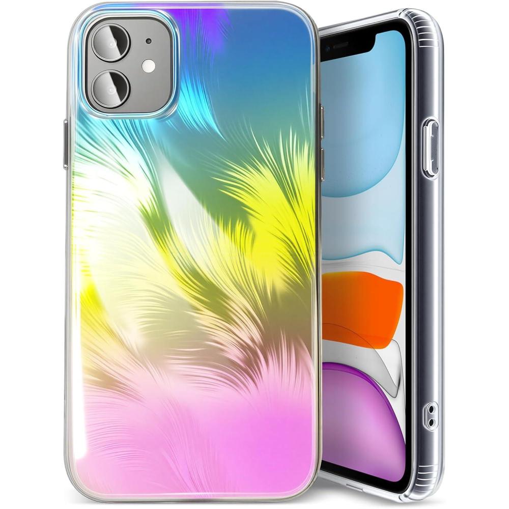 imageTENOC Phone Case Compatible with iPhone 13 amp iPhone 14 Black Case AntiFingerprint Protective Bumper Matte Cover for 61 InchClear Aesthetic