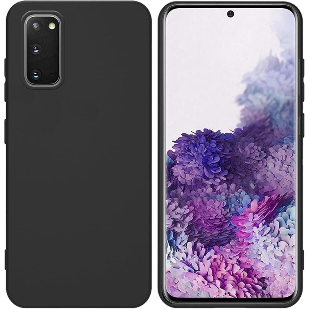 imageTENOC Phone Case for Samsung Galaxy S23 FE Clear Case Shockproof Protective Bumper Slim CoverBlack Matte