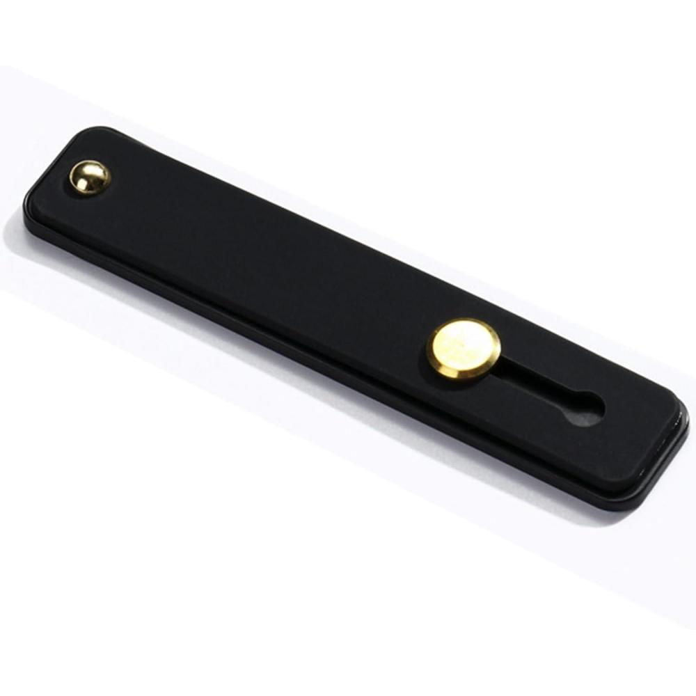 imageTENOC Phone Grip 2 Pieces Black Universal Sticky Finger Strap Holder for Smartphone or Cell Phone CaseA1Black