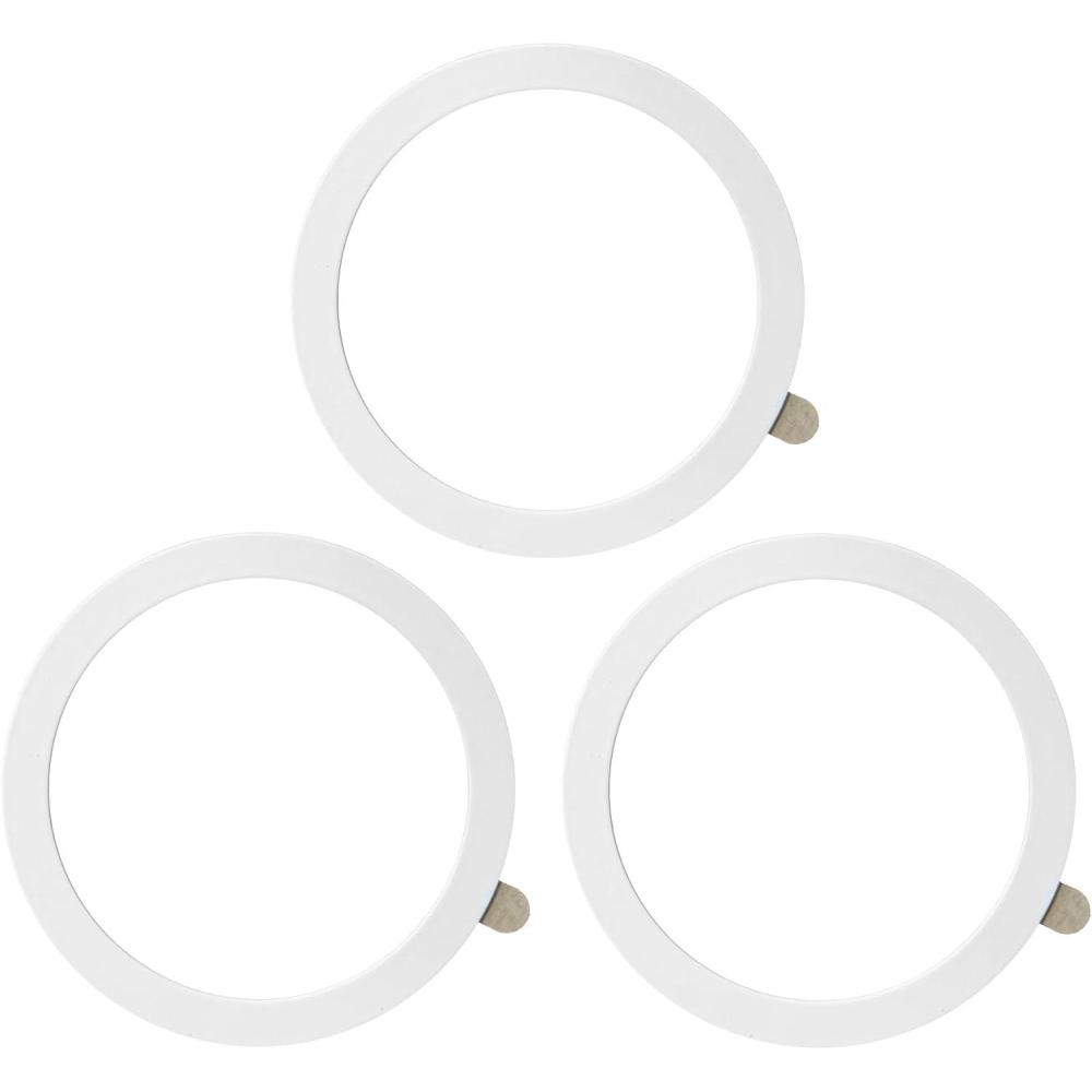 imageTENOC Universal Metal Ring Sticker for Magnetic Charger Compatible with iPhoneSamsungAndroid All Cellphones Magnetic MountPhone Holder Conversion Accessories 3Pcs Black3 x White