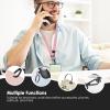 TENOC Adjust Length Phone Crossbody Strap, Detachable Cellphone Wrist Strap, Universal Phone Lanyard(Pink)