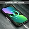 TENOC Camera Lens Protector for iPhone 13, 9H Tempered Glass Camera Screen Cover, Black Metal Individual Ring