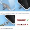 TENOC Marble Beaded Phone Wrist Strap, Cellphone Lanyard with Tether Tab, Hands-Free Phone Chain Wristlet Bracelet Keychain, Obsidian Black(A-green)
