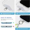 TENOC Marble Beaded Phone Wrist Strap, Cellphone Lanyard with Tether Tab, Hands-Free Phone Chain Wristlet Bracelet Keychain, Obsidian Black(C-colorful)