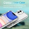 TENOC Phone Case Compatible with iPhone 13 & iPhone 14, Clear Case Shockproof Protective Bumper Slim Cover for 6.1 Inch(Clear Glitter)