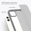 TENOC Phone Case Compatible with iPhone 13 & iPhone 14, Clear Case Shockproof Protective Bumper Slim Cover for 6.1 Inch(Translucent Dark Gray)