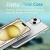 TENOC Phone Case Compatible with iPhone 15 Pro Max, Clear Case Shockproof Protective Bumper Slim Cover for 6.7 Inch(Clear Anti-Yellowing)
