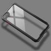 TENOC Phone Case Compatible with iPhone SE (2nd 2020 and 3rd 2022 Generation) & iPhone 7 & iPhone 8, Clear Case Black Protective Bumper Non-Yellowing Cover for 4.7 Inch