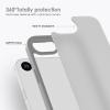 TENOC Phone Case Compatible with iPhone SE (2nd 2020 and 3rd 2022 Generation) & iPhone 7 & iPhone 8, Clear Case Shockproof Protective Bumper Slim Cover for 4.7 Inch(Translucent Dark Gray)