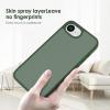 TENOC Phone Case Compatible with iPhone SE (2nd 2020 and 3rd 2022 Generation) & iPhone 7 & iPhone 8, Clear Case Shockproof Protective Bumper Slim Cover for 4.7 Inch(Translucent Forest Green)