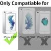 TENOC Phone Case Compatible with iPhone SE (2nd 2020 and 3rd 2022 Generation) & iPhone 7 & iPhone 8, Clear Case Shockproof Protective Bumper Slim Cover for 4.7 Inch(Black)