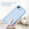 TENOC Phone Case Compatible with iPhone SE (2nd 2020 and 3rd 2022 Generation) & iPhone 7 & iPhone 8, Clear Case Shockproof Protective Bumper Slim Cover for 4.7 Inch(Translucent Sierra Blue)