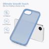 TENOC Phone Case Compatible with iPhone SE (2nd 2020 and 3rd 2022 Generation) & iPhone 7 & iPhone 8, Clear Case Shockproof Protective Bumper Slim Cover for 4.7 Inch(Translucent Sierra Blue)