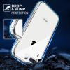 TENOC Phone Case Compatible with iPhone SE (2nd 2020 and 3rd 2022 Generation) & iPhone 7 & iPhone 8, Clear Case Shockproof Protective Bumper Slim Cover for 4.7 Inch(Clear Anti-Yellowing)